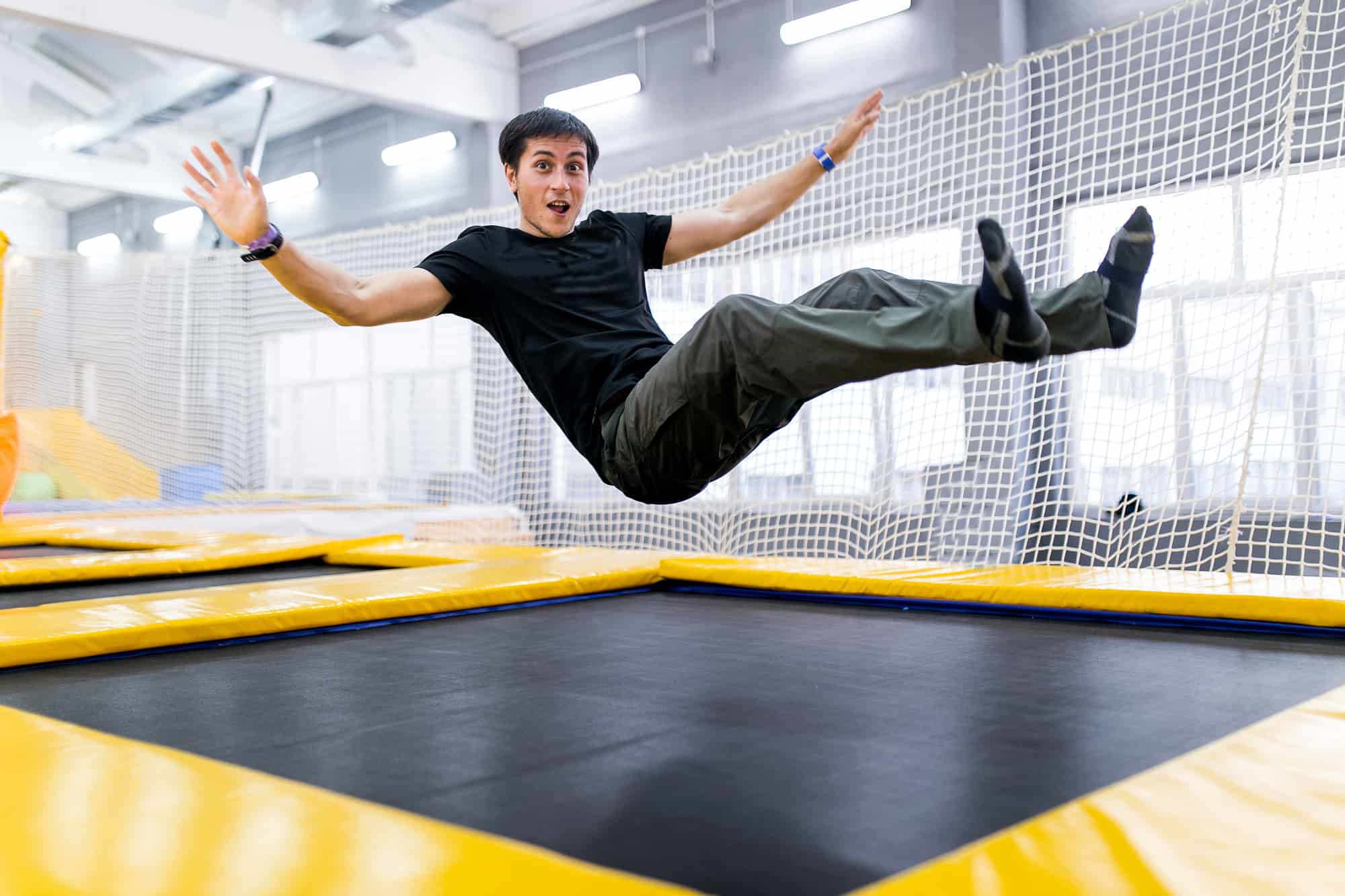 Mania fænomen sø Firkantet trampolin test (2023) - Bedste aflange trampoliner